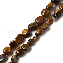Fili di perline di occhio di tigre naturale&nbsp;G-I351-B03