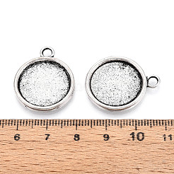 Tibetischer Stil Legierung Anhänger Fassungen&nbsp;PALLOY-N178-13AS-D