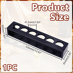 Support de rangement pour verres à vin en bambou à 6 trou&nbsp;ODIS-WH0081-17B-02