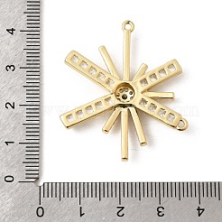 Messing micro pave klare zirkonia anhänger&nbsp;KK-H267-055G