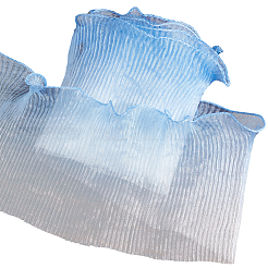 5 Yards plissiertes Spitzenband aus Polyester&nbsp;OCOR-GF0004-84D