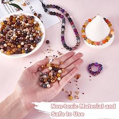 2 Beutel runde Glasperlen-Set&nbsp;JX547J