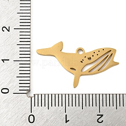 Ionenplattierung (IP) 304 Edelstahlanhänger&nbsp;STAS-B056-10G-08