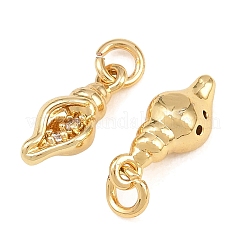 Breloques en laiton zircon cubique transparent&nbsp;KK-Q085-02G-G