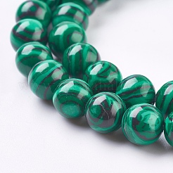 Synthetik Malachit Perlen Stränge&nbsp;X-TURQ-P028-04-8mm