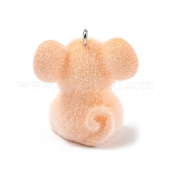 Pendentifs en résine floquée&nbsp;FIND-A061-01F