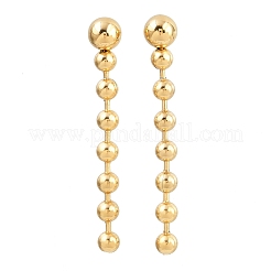 Pendientes de borla redonda de acero inoxidable 304&nbsp;EJEW-D330-02G