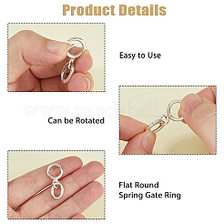 1 pz. 925 fermagli girevoli in argento sterling&nbsp;STER-HS0001-24B