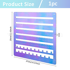 Wandmontierter Ohrring-Organizer aus Acryl&nbsp;ODIS-WH0086-110A