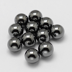 Perlas de hematita sintética no-magnética, sin agujero / sin perforar, redondo, 8mm