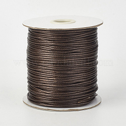 Экологически чистый корейский вощеный шнур из полиэстера, кокосового коричневый, 1.5 мм, около 169.51~174.98 ярда (155~160 м) / рулон