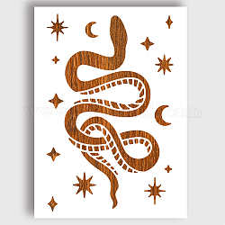 Stencil per pittura da disegno per animali domestici, per album fai da te, album di foto, serpente, 297x210mm