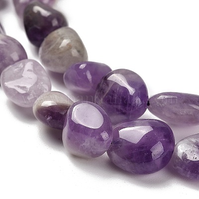 Natürliche Chevron-Amethyst-Perlenstränge&nbsp;G-P497-01E-84-1