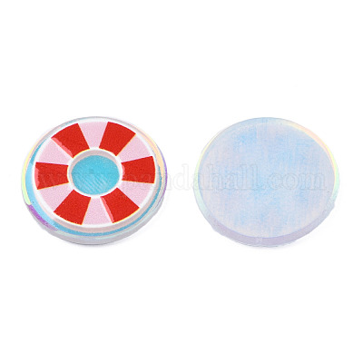 Cabochon in acrilico stampato trasparente&nbsp;TACR-N016-31-1