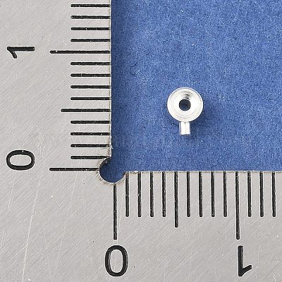 925 Sterling Silber Crimp Perlen&nbsp;STER-C013-01B-S-1
