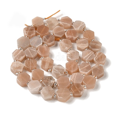 Natürliche sunstone Perlen Stränge&nbsp;G-P534-A09-02-1