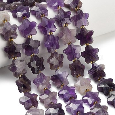 Natürlichen Amethyst Perlen Stränge&nbsp;G-L657-A08-01-1