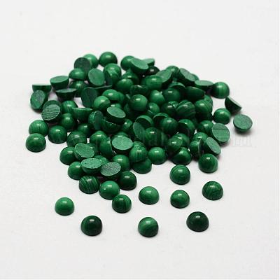 Cupola cabochon malachite naturale&nbsp;G-O146-03A-1