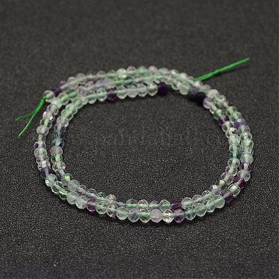 Natürlichen Fluorit Perlen Stränge&nbsp;G-F460-16-1