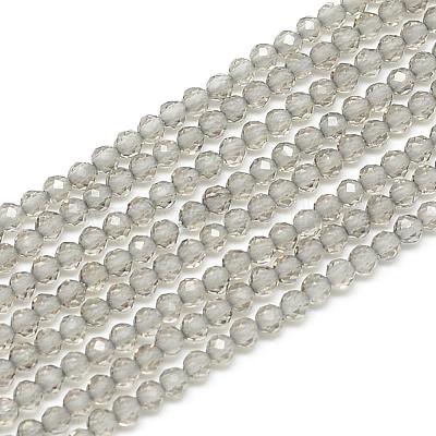 Natürliche Eis Obsidian Perlen Stränge&nbsp;G-S152-12-3mm-1