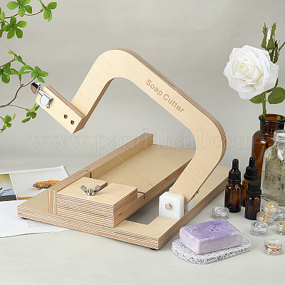 Wholesale SUPERFINDINGS Hand-made Cold Soap Cutter Soap Wire Cutting  Machine Home Soap Cutting Knife Soap Making Tools Wooden Soap Making Cutter  Set for Handmade Soap Making 