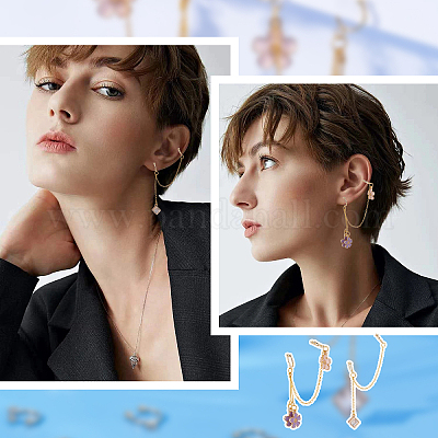 Body Piercing Jewellery | Black Acrylic Fake Ear Tapers | Glitters NZ