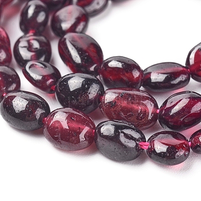 Chapelets de perles de grenat naturel&nbsp;G-L478-52-1