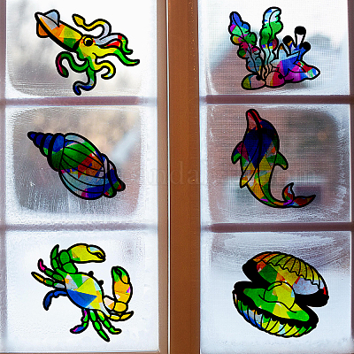 VHALE Suncatchers Craft, Stained Glass Effect Paper Sun Catcher Kit, Window  Art, Classroom Crafts, Creative Art Projects, 3 Sets (Valentine Heart) 