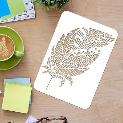 Wiederverwendbare Zeichenschablonen-Sets aus Kunststoff&nbsp;DIY-WH0172-311-1