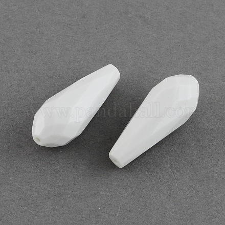 Perle acriliche a goccia sfaccettate SACR-S045-54-1