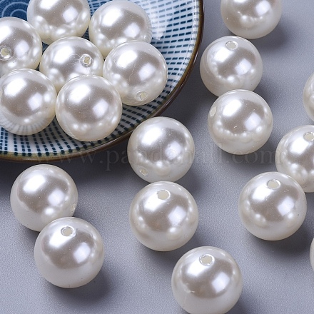 Imitated Pearl Acrylic Beads PACR-18D-12-1