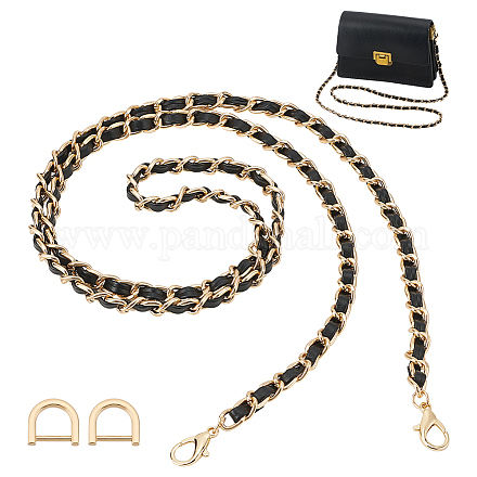 WADORN Purse Chain Strap with D Rings FIND-WR0009-94G-1