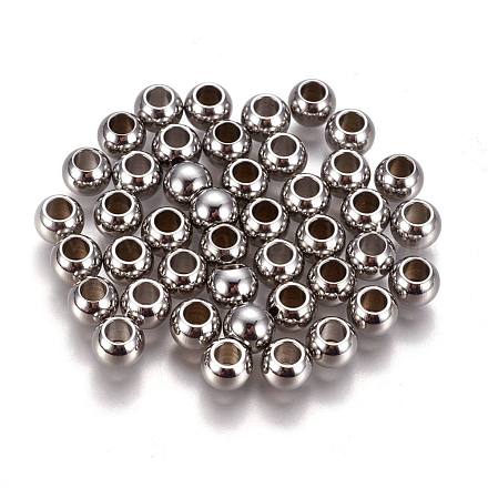 Intercalaire perles en 304 acier inoxydable X-STAS-L222-42C-P-1