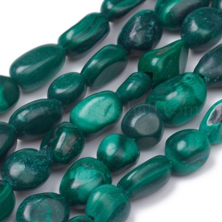 Natural Malachite Beads Strands G-L493-42B-1
