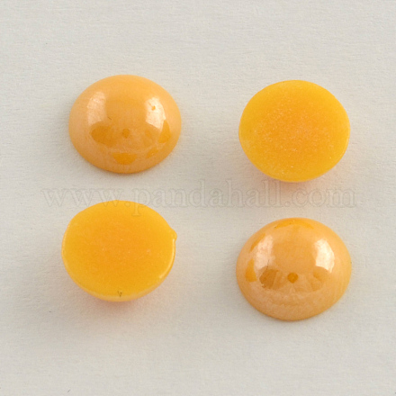 Pearlized Plated Opaque Glass Cabochons PORC-S801-14mm-14-1