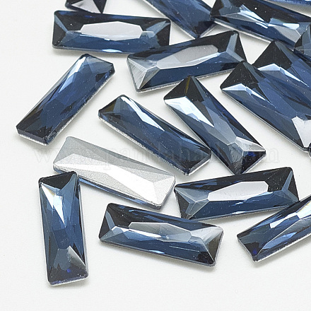 Cabujones de cristal con rhinestone RGLA-T084-7x21mm-13-1