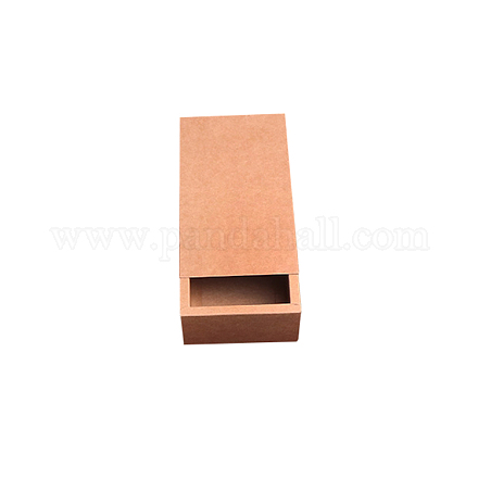 Крафт-бумага складной коробки CON-WH0010-02B-A-1