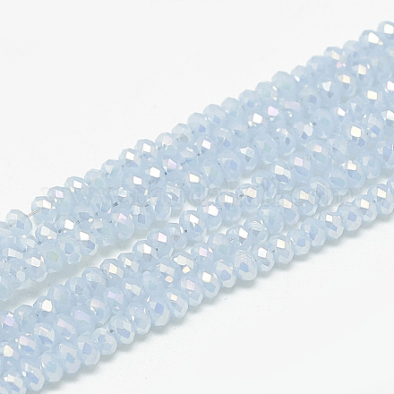 FilI di perline in vetro placcato X-EGLA-Q112-A02-1