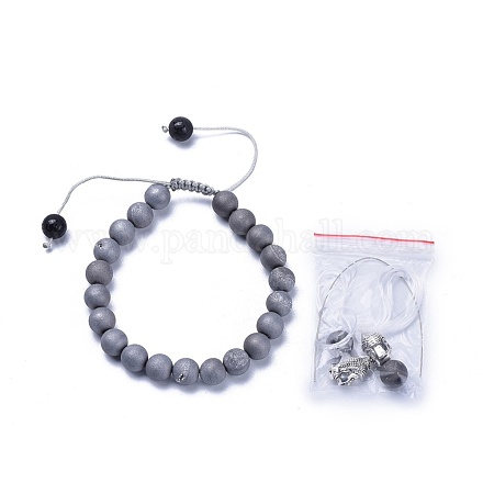 Adjustable Nylon Cord Braided Bracelets BJEW-JB04213-02-1