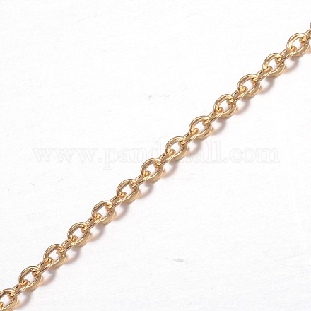 Ion Plating(IP) 304 Stainless Steel Cable Chains CHS-P002-11G-0.5MM-1