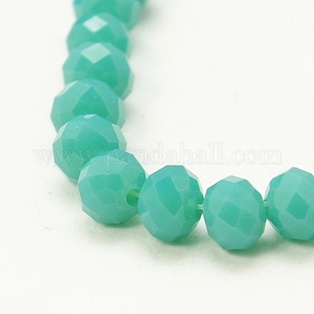 Chapelets de perles en verre imitation jade X-GLAA-D037-6mm-10-1