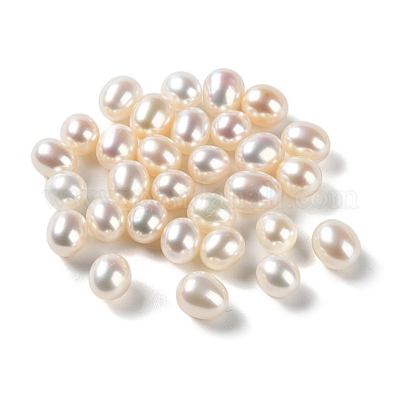 Culture des perles perles d'eau douce naturelles PEAR-E020-08-1
