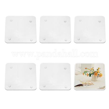 PandaHall Personalized Clear Acrylic Coasters AJEW-PH0017-66-1