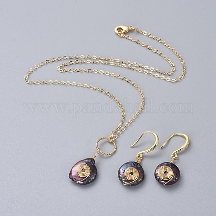 Perla barroca natural perla keshi SJEW-JS01058-01-1