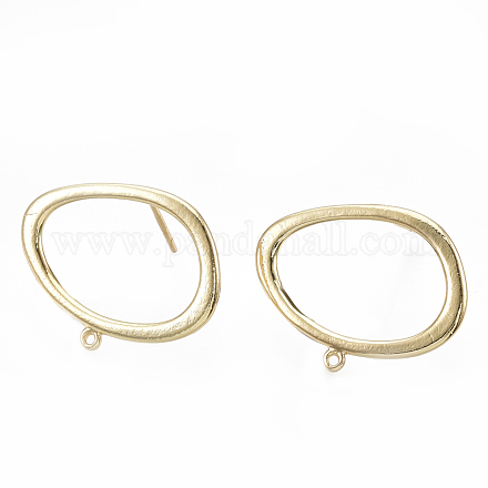 Accessoires de clous d'oreilles en laiton X-KK-S348-104-1