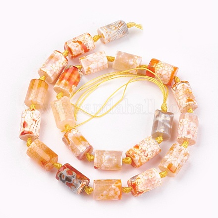 Natural Agate Beads Strands G-P381-A02-1