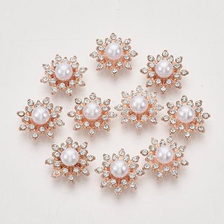 Cabochons Diamante de imitación de la aleación PALLOY-T066-16KC-1