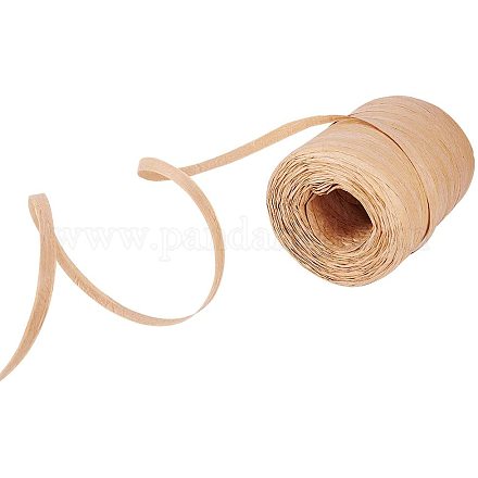 PandaHall Elite 100 Yards Raffia Paper Ribbon Craft Packing Paper Twine for Festival Gifts PH-DIY-WH0063-11-1