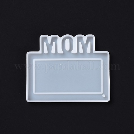 Mother's Day Theme DIY Photo Frame Silicone Molds DIY-I081-04-1