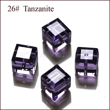 Perles d'imitation cristal autrichien SWAR-F074-8x8mm-26-1